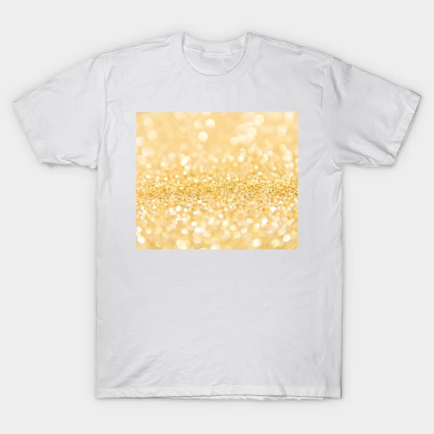 Glittering gold T-Shirt by RoseAesthetic